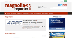 Desktop Screenshot of magnoliareporter.com